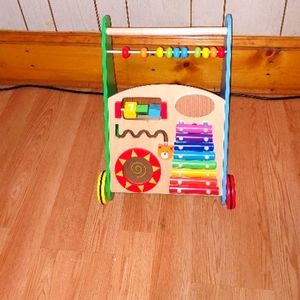 Wooden baby Walker/ activity center
